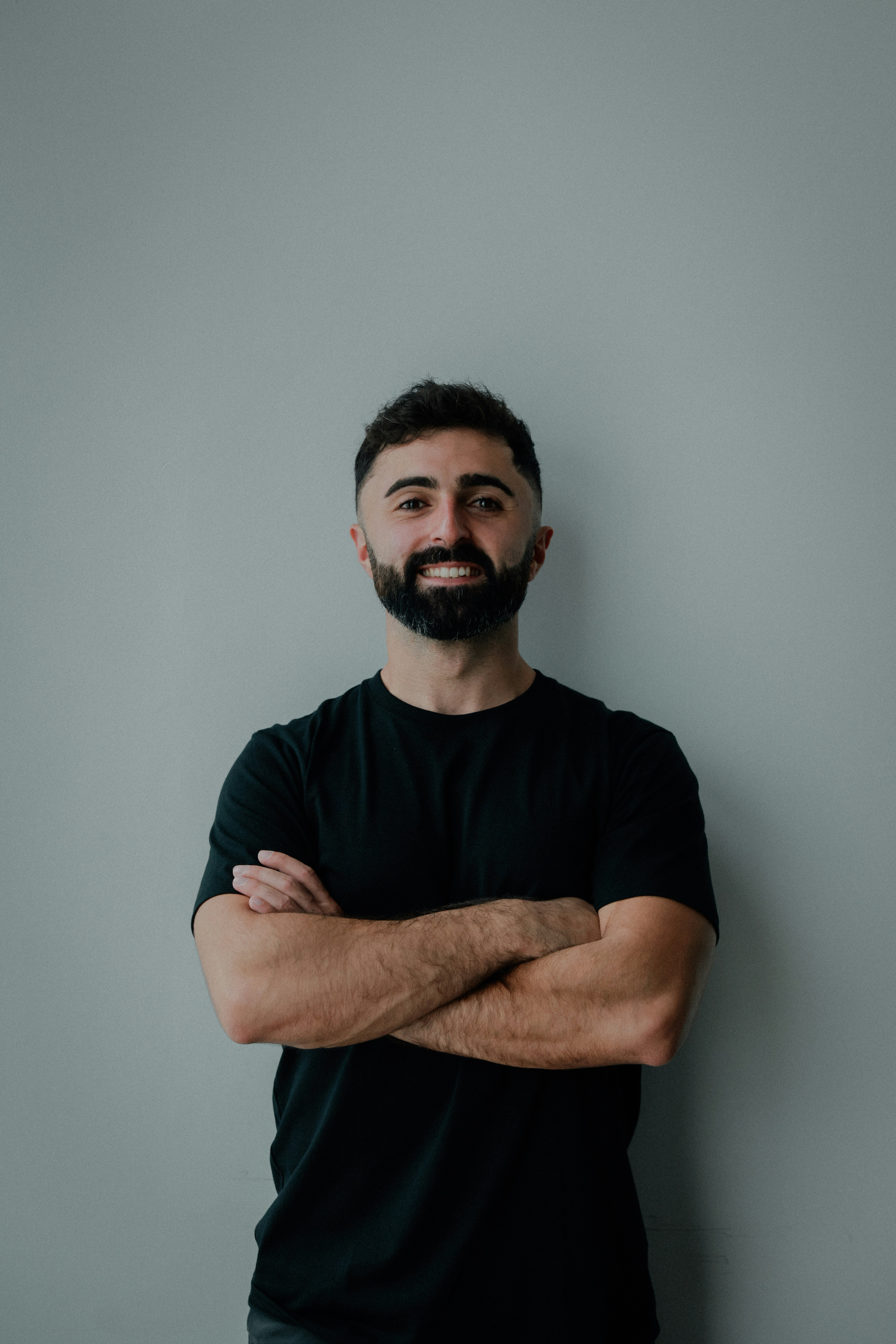 James Kemp portrait against a neutral wall